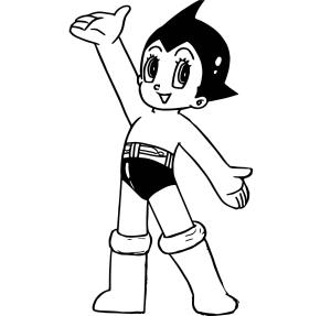 Astro Boy boyama sayfası,  coloring page, Astro Boy görseli, 