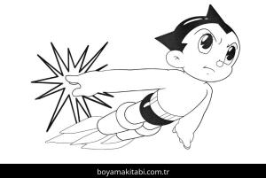 Astro Boy Boyama