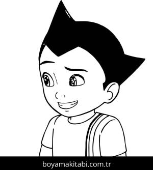 Astro Boy Boyama
