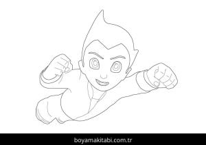 Astro Boy Boyama