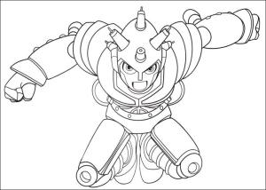 Astro Boy boyama sayfası,  coloring page, Atlas Dövüşü, 