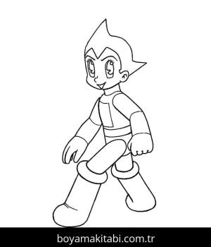 Astro Boy Boyama