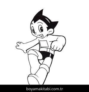 Astro Boy Boyama