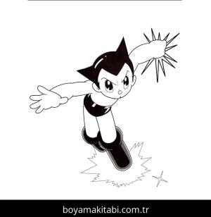 Astro Boy Boyama