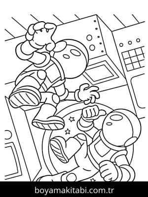 Astronotlar boyama sayfası 50107,  coloring page, 
