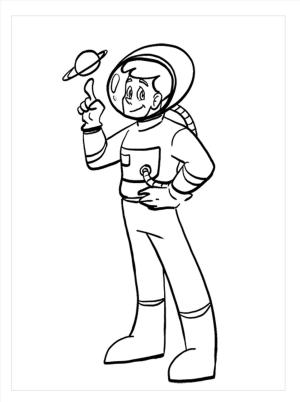 Astronotlar boyama sayfası,  coloring page, Ücretsiz Astronot, 