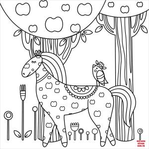 At boyama sayfası, Horse coloring page, , horses horse 