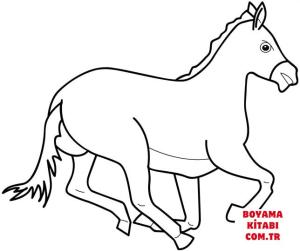 At boyama sayfası, Horse coloring page, , horses galloping horse 