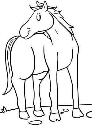 At boyama sayfası, Horse coloring page, , horses horse 