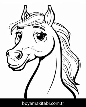 At boyama sayfası 50144, Horse coloring page, 