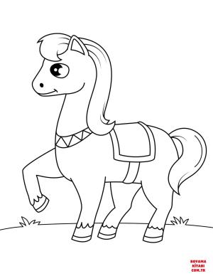 At boyama sayfası, Horse coloring page, , horses cute pony horse 