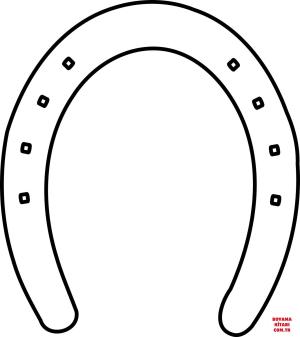 At boyama sayfası, Horse coloring page, , horses horseshoe 