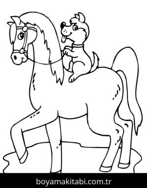 At boyama sayfası 50153, Horse coloring page, 