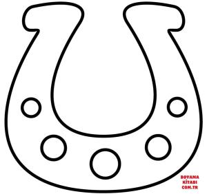 At boyama sayfası, Horse coloring page, , horses horseshoe 