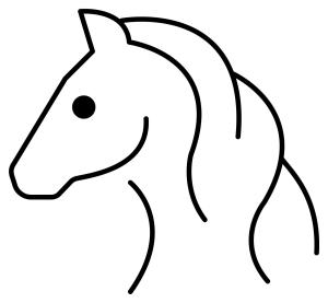 At boyama sayfası, Horse coloring page, , horses horse face emoji 