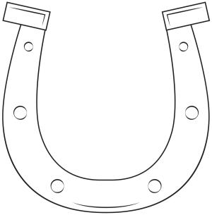 At boyama sayfası, Horse coloring page, , horses horseshoe 