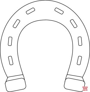 At boyama sayfası, Horse coloring page, , horses horseshoe 