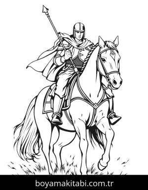 At boyama sayfası, Horse coloring page, modern, tatlı, doğal