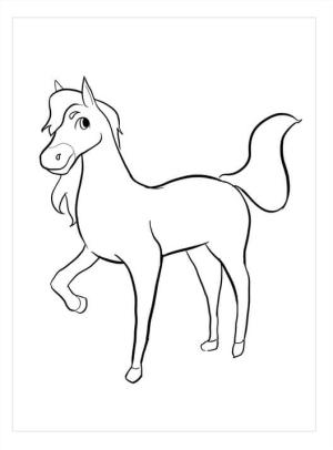 At boyama sayfası, Horse coloring page, Çok güzel At, 