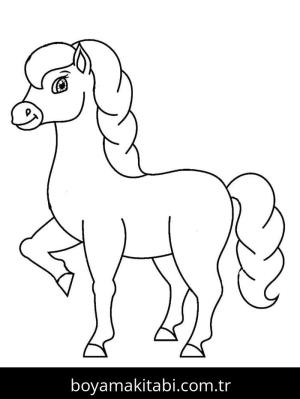 At boyama sayfası 50149, Horse coloring page, 