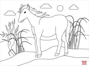 At boyama sayfası, Horse coloring page, , horses horse 