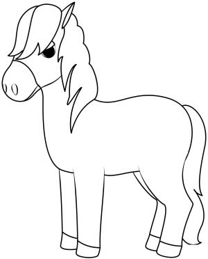 At boyama sayfası, Horse coloring page, , horses horse 