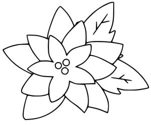 Atatürk çiçeği boyama sayfası,  coloring page, Kolay Atatürk Çiçeği, 