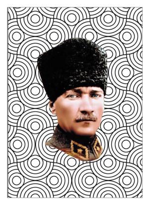 Atatürk boyama sayfası, Ataturk coloring page, , 