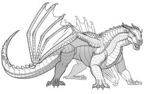 Ateşten Kanatlar (Wings of Fire) boyama sayfası,  coloring page, Ateşten Kanatlar Mudwing, 