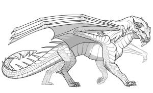 Ateşten Kanatlar (Wings of Fire) boyama sayfası,  coloring page, Ateşten Kanatlar beastwings, 