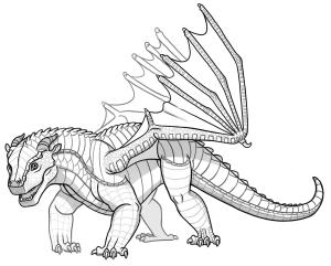 Ateşten Kanatlar (Wings of Fire) boyama sayfası,  coloring page, Ateşten Kanatlar bebek MudWings, 