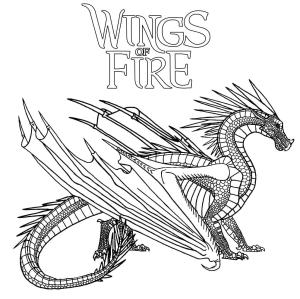 Ateşten Kanatlar (Wings of Fire) boyama sayfası,  coloring page, Icewings, 