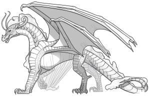 Ateşten Kanatlar (Wings of Fire) boyama sayfası,  coloring page, Ateşten Kanatlar SpaceWings, 