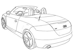 Audi boyama sayfası,  coloring page, Güzel Audi, 