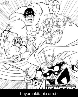 Avengers (Yenilmezler) boyama sayfası 50269,  coloring page, 