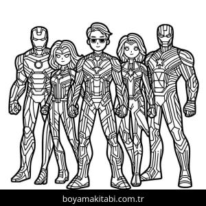 Avengers (Yenilmezler) boyama sayfası 50260,  coloring page, 