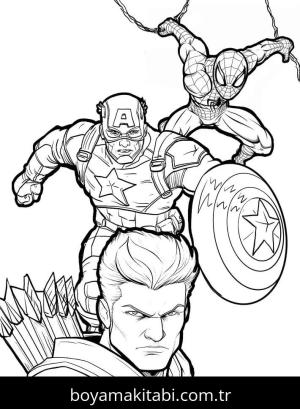 Avengers (Yenilmezler) boyama sayfası 50258,  coloring page, 