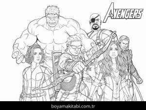 Avengers (Yenilmezler) boyama sayfası 50245,  coloring page, 