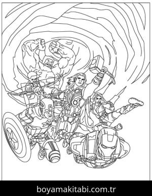 Avengers (Yenilmezler) boyama sayfası 50253,  coloring page, 