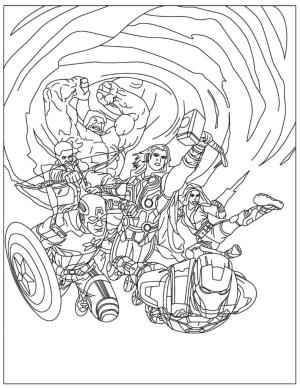 Avengers (Yenilmezler) boyama sayfası, coloring page, Süper Kahramanlar Avengers’ı çiz,