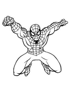Avengers (Yenilmezler) boyama sayfası, coloring page, Güçlü Örümcek Adam’ı çiz,