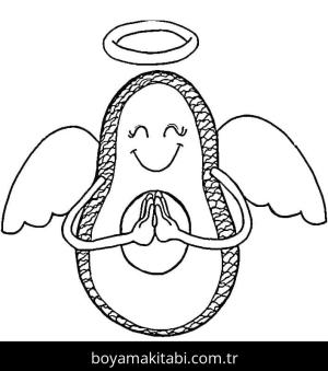 Avokado boyama sayfası 50292,  coloring page, 