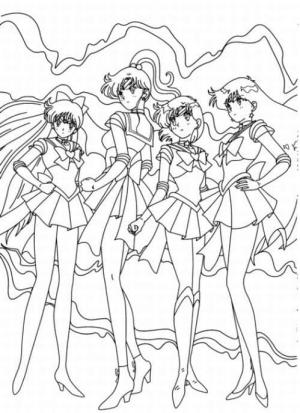 Ay Savaşçısı boyama sayfası,  coloring page, Sailor Moon Ücretsiz Yazdırılabilir, 