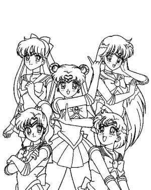 Ay Savaşçısı boyama sayfası,  coloring page, Ücretsiz Yazdırılabilir Sailor Moon, 