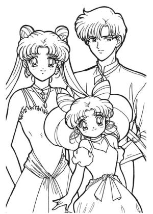 Ay Savaşçısı boyama sayfası,  coloring page, Sailor Moon’dan karakterler, 