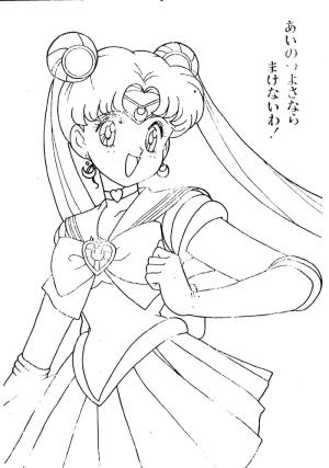 Ay Savaşçısı boyama sayfası,  coloring page, Usagi Tsukino Ayın denizci eri, 