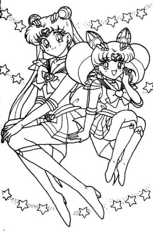 Ay Savaşçısı boyama sayfası,  coloring page, Yazdırılabilir Sailor Moon, 