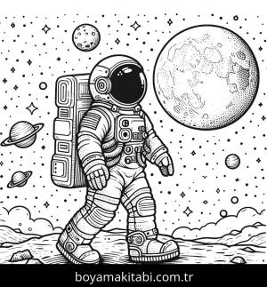 Ay boyama sayfası,  coloring page, , 
