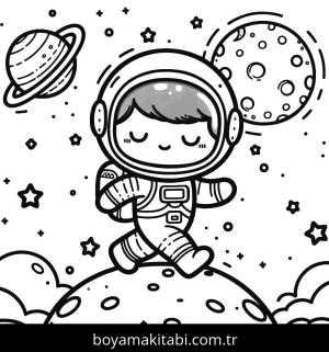Ay boyama sayfası,  coloring page, , 