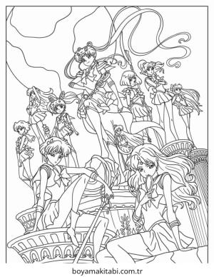 Ay boyama sayfası – boyama çalışması, yaratıcılığı geliştirir